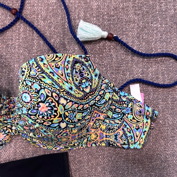 🍂3/30$! Victoria Secret Paisley Tassel Bikini Set - Picture 8 of 11